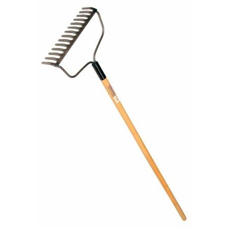 PIPERS PIT 48in. Handle 14 Tine Economy Grade Bow Rake PI82218
